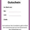 Gutschein (freier Wert)