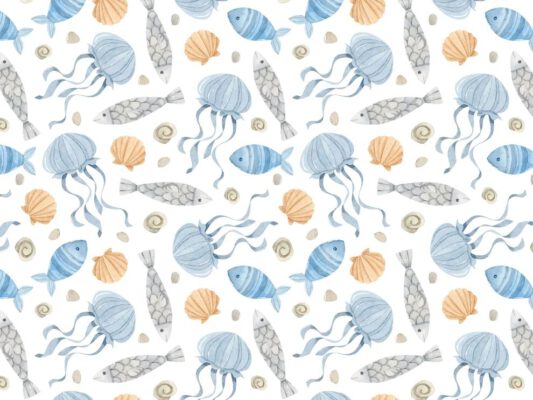 fische und quallen